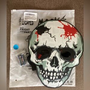 Led Lighted Skull Mask